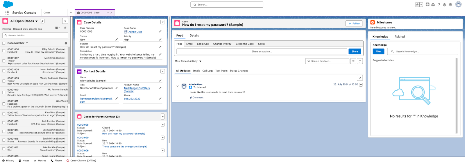 Salesforce Service Cloud客户服务软件